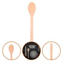 Colher Bambu 30cm Orgânica Sustentável Natural Cozimento Arroz