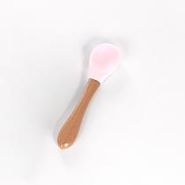 Colher bambu e silicone baby style