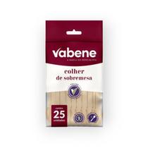 Colher bambu sobremesa 25un - vabene