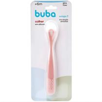 Colher Buba Em Silicone Rosa Escuro Colher Buba Em Silicone Rosa Escuro