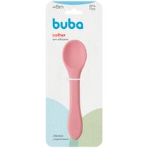 Colher BUBA em Silicone - Rosa