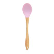 Colher Cabo Cor Rosa 30CM Bambu