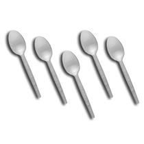 Colher Colherinha Transparente Sobremesa 50U Kit 5