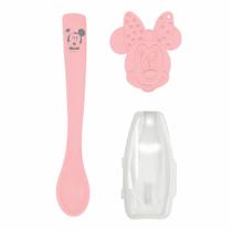 Colher com protetor e mordedor - Minie - baby