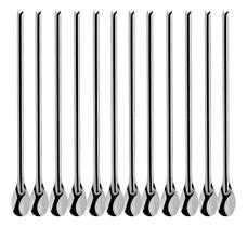 Colher Comprida Inox 30cm Caixa Com 12 Unidades Colher Comprida Inox 30cm Caixa Com 12 Unidades