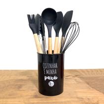 Colher Concha Escumadeira Espátula Conjunto Cozinha 7 Peças Colher Concha Escumadeira Espátula Conjunto Cozinha 7 Peças