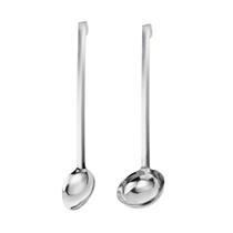 Colher Concha Inox Utensilio Cozinha Buffet Restaurante 50cm Colher Concha Inox Utensilio Cozinha Buffet Restaurante 50cm