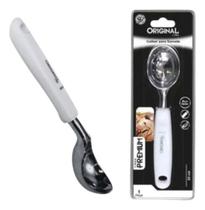 Colher Concha Para Sorvete Inox Premium Branca 20cm Jjb Branco Colher Concha Para Sorvete Inox Premium Branca 20cm Jjb Branco