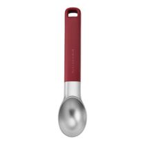 Colher Concha Sorvete Açaí KitchenAid Vermelha Zinco Utensílio Cozinha Scoop para Servir Sorvete Sobremesas Resistente Profissional Colher Concha Sorvete Açaí KitchenAid Vermelha Zinco Utensílio Cozinha Scoop para Servir Sorvete Sobremesas Resistente Profissional