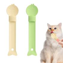 Colher De Alimentação Espremedor De Snack Treats Alimentador Tiras De Comida Para Cães e Gatos Pet Colher De Alimentação Espremedor De Snack Treats Alimentador Tiras De Comida Para Cães e Gatos Pet