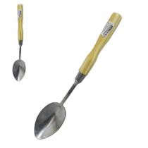 Colher De Arroz Alumínio Cabo De Madeira - Plasform