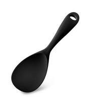Colher de Arroz para Servir - Silicone Preto Colher de Arroz para Servir - Silicone Preto
