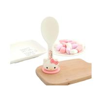 Colher De Arroz Plástica Grande Hello Kitty Para Panela Elétrica De Arroz Com Base