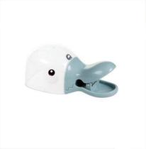 Colher de arroz WOIWO em forma de cabeça de pato em plástico azul Colher de arroz WOIWO em forma de cabeça de pato em plástico azul