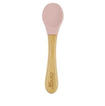 Colher de Bambu e Silicone Green (Linha ECO) - Clingo