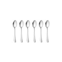 Colher de Cafe Aço Inox Jogo Colheres Pequena 6un