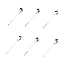 Colher De Café E Sorvete De Aço Inoxidável Com Cabo Longo 6 Peças Acessórios De Cozinha Laváveis Na