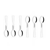 Colher de Cafe Jogo 6un Aço Inox Talheres Toronto Restaurante Colher de Cafe Jogo 6un Aço Inox Talheres Toronto Restaurante