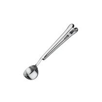 Colher de Café Prendedor Inox C/ Colher Medidora Cozinha - Clink