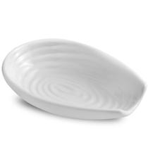 Colher de cerâmica Rest Hasense White Porcelain para cozinha Colher de cerâmica Rest Hasense White Porcelain para cozinha