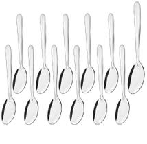 Colher De Chá De Inox Oriente Com 12 Pecas 14Cm