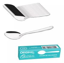 Colher De Chá Kit 24 Peças Aço Inox Original