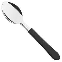 Colher de Chá Leme Tramontina em Aço Inox Preta