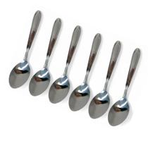 Colher De Chá Linha América 13Cm Em Aço Inox 24 Peças