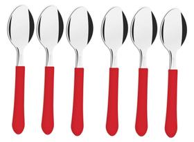 Colher De Cha Sobremesa Tramontina Inox Leme conjunto 6 peça