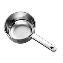 Colher de concha de água com cabo longo de aço inoxidável 137g/147g/189g