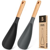 Colher de cozinha Badiano para utensílios de cozinha antiaderentes de silicone Colher de cozinha Badiano para utensílios de cozinha antiaderentes de silicone
