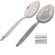 Colher de cozinha BNAZIND Kunz Slotted and Regular Set 18/10 SS