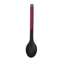 Colher de Cozinha KitchenAid Nylon Vermelha para Servir Utensílio Multiuso Escorrer Alimentos Antiaderente Resistente Durável