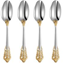 Colher de jantar KEAWELL Luxury 18/10 em aço inoxidável, conjunto de 4