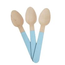 Colher de Madeira - Azul - 10 unidades - ArtLille