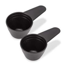 Colher de medição de café Latauar Perfect 12g, pacote com 2 unidades, preta Colher de medição de café Latauar Perfect 12g, pacote com 2 unidades, preta