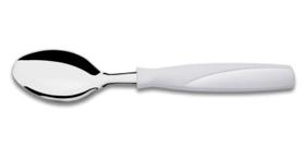 Colher de Mesa Aço Inox Cabo Branco Brinox Colher de Mesa Aço Inox Cabo Branco Brinox