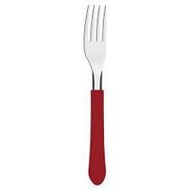 Colher De Mesa Em Aço Inox Cabo Vermelho Leme - Tramontina