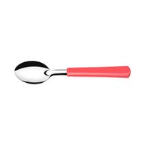 Colher De Mesa Inox Leme Vermelha - Tramontina