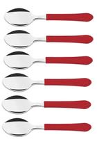 colher De Mesa sopa Tramontina Inox Leme Kit Jogo 6 Peças