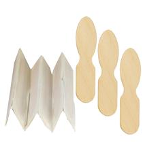 Colher de pá de sorvete Taster de madeira Perfect Stix, 3 cm, pacote com 300