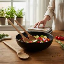 Colher De Pau 40 Cm Em Madeira Artesanal Teixeira Pro