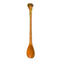 Colher de Pau com Cristal Artesanal - 22cm Colher de Pau com Cristal Artesanal - 22cm