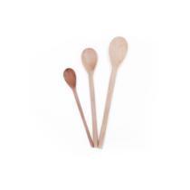 Colher de Pau KIT 3 Unidades tamanhos 25cm 32cm 38cm melhor