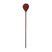 Colher de Pau Madeira Maciça para Suco 38CM Antiaderente Marrom