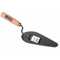 Colher de Pedreiro Epóxi 7" Grafite com Canto Redondo - DTOOLS