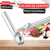 Colher de Pegar Sorvete Profissional Para Sorvetes Açai e Sobremesas Para Sorveteiras e Docerias