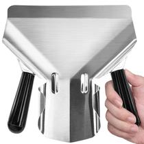 Colher de pipoca Bonsicoky French Fry em aço inoxidável Colher de pipoca Bonsicoky French Fry em aço inoxidável