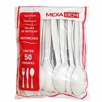 Colher de refeicao descartável - master - branco Colher de refeicao descartável - master - branco