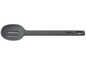 Colher de Servir Perfurada Tramontina Moldê em Silicone Cinza